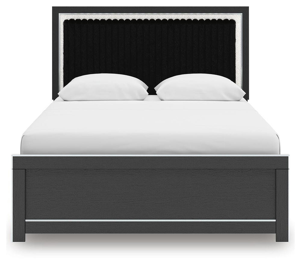 Zuraleus Queen Upholstered Bed, Dresser, Mirror and Nightstand (9)