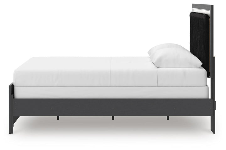 Zuraleus Queen Upholstered Panel Bed, Dresser and Mirror (13)