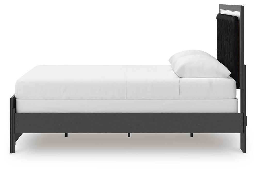 Zuraleus Queen Upholstered Panel Bed, Dresser and Mirror (13)