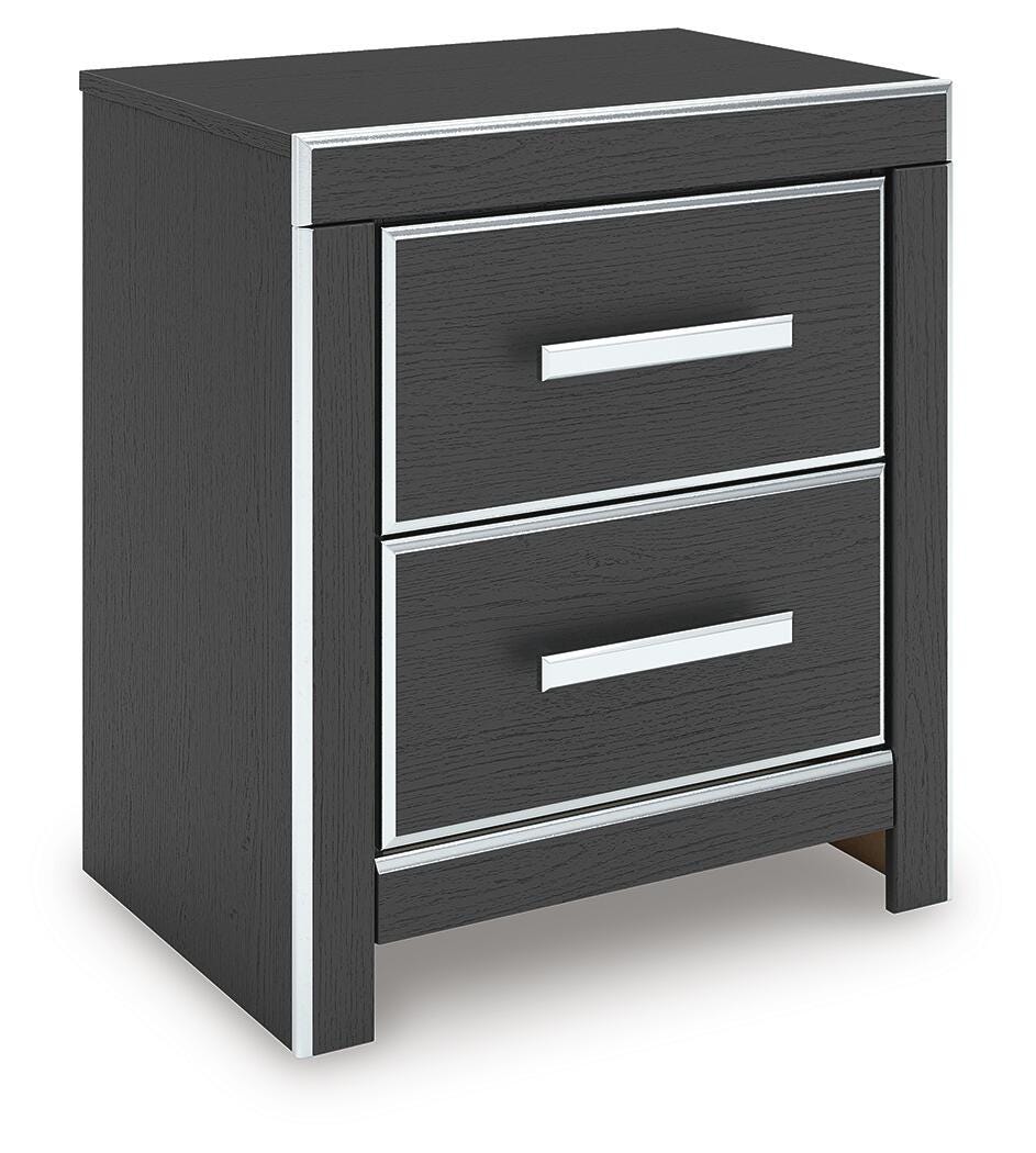 Zuraleus Nightstand - Black (1)