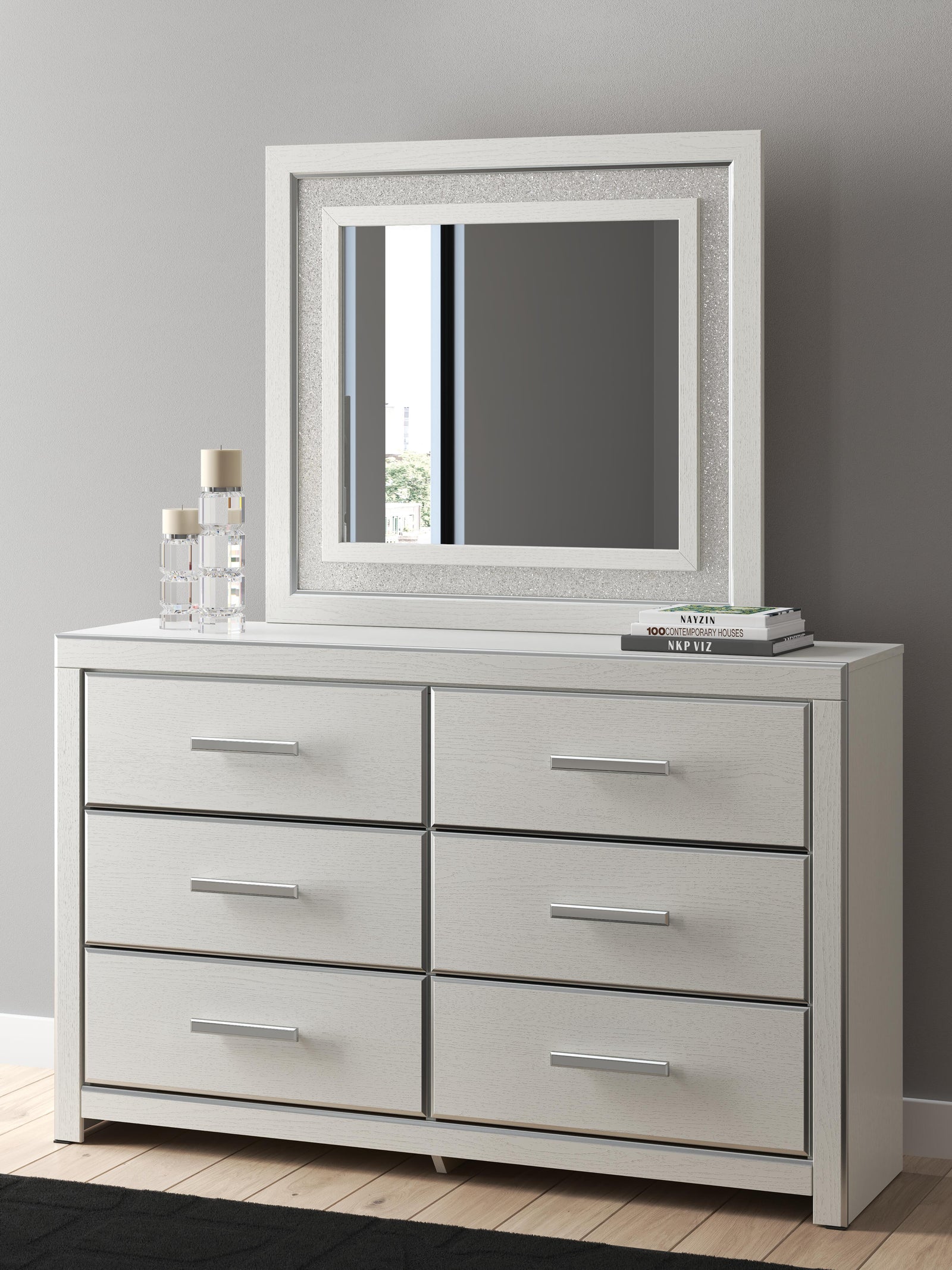Zuraleus Dresser and Mirror - White (2)
