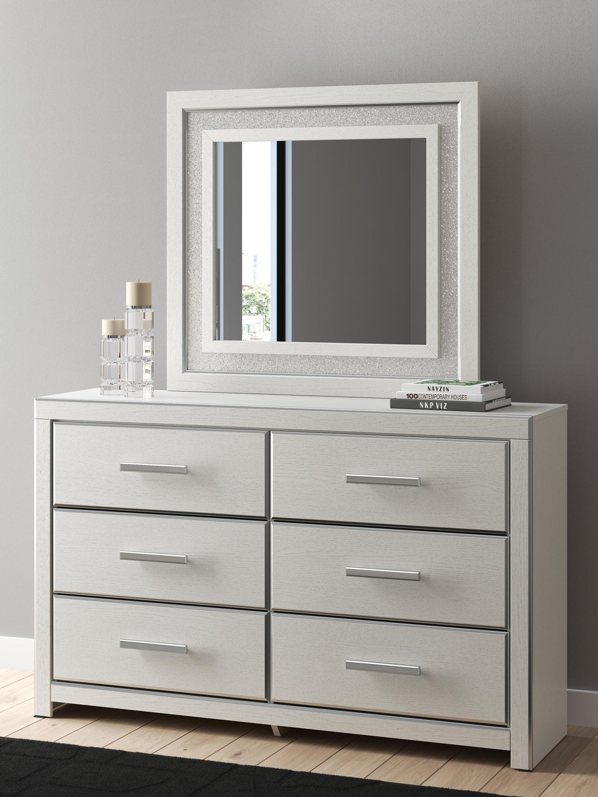Zuraleus Dresser and Mirror - White (2)
