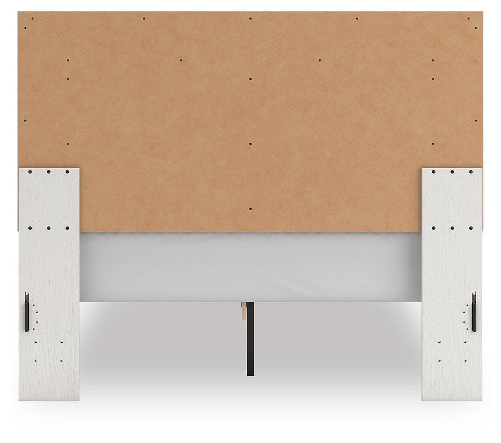Zuraleus Queen Upholstered Panel Platform Bed - White (7)