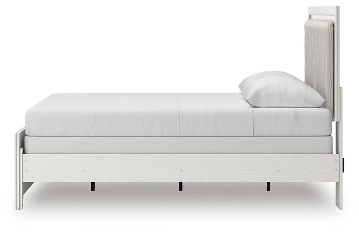 Zuraleus Queen Upholstered Panel Bed, Dresser, Mirror and Nightstand (12)