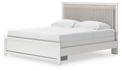 Zuraleus King Upholstered Panel Bed