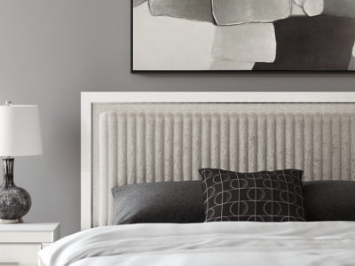 Zuraleus King Upholstered Panel Bed