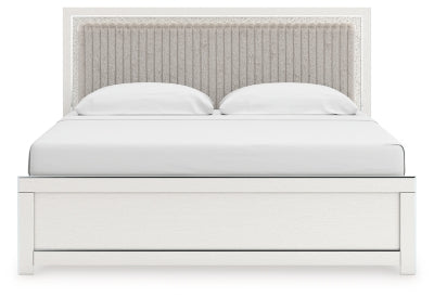 Zuraleus King Upholstered Panel Bed