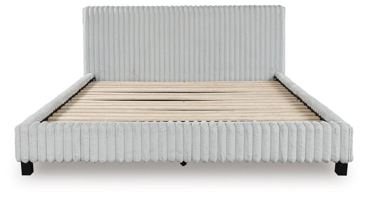 Zuraleus California King Upholstered Bed - White (3)