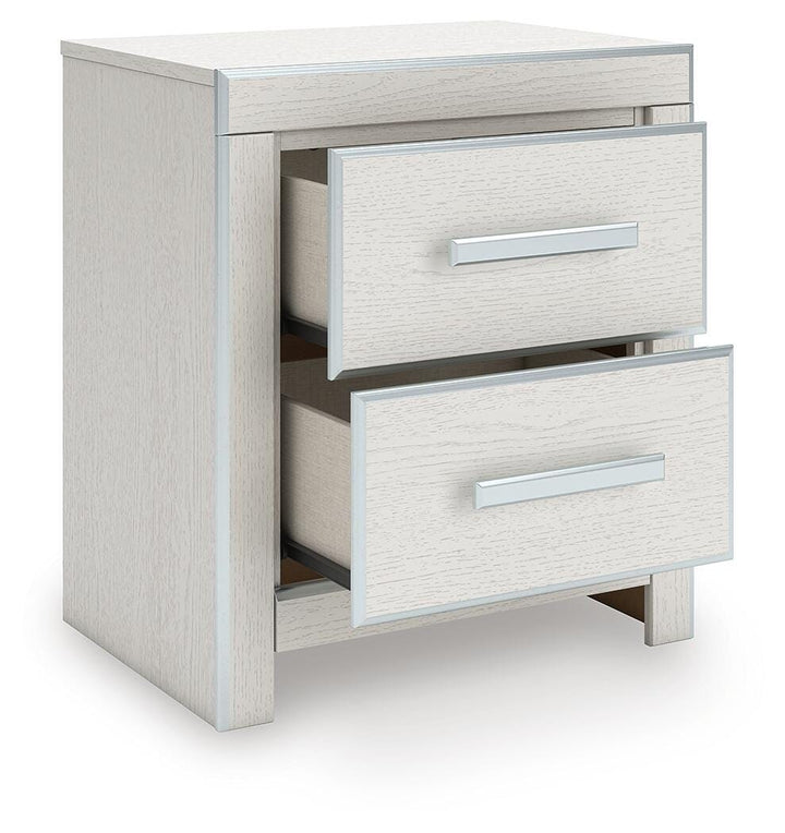 Zuraleus Queen Storage Bed, Dresser, Mirror and Nightstand - White (14)