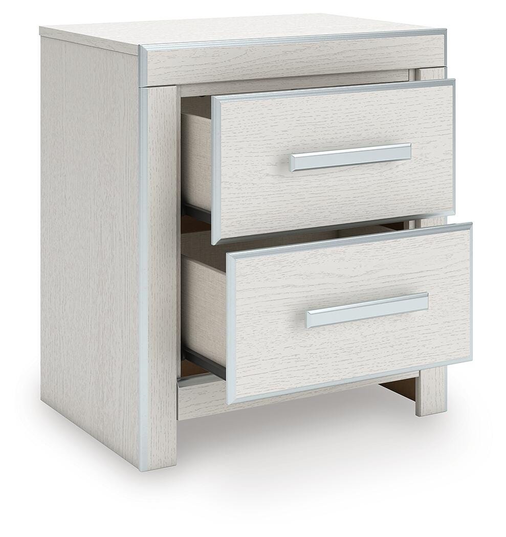 Zuraleus Queen Storage Bed, Dresser, Mirror and Nightstand - White (14)