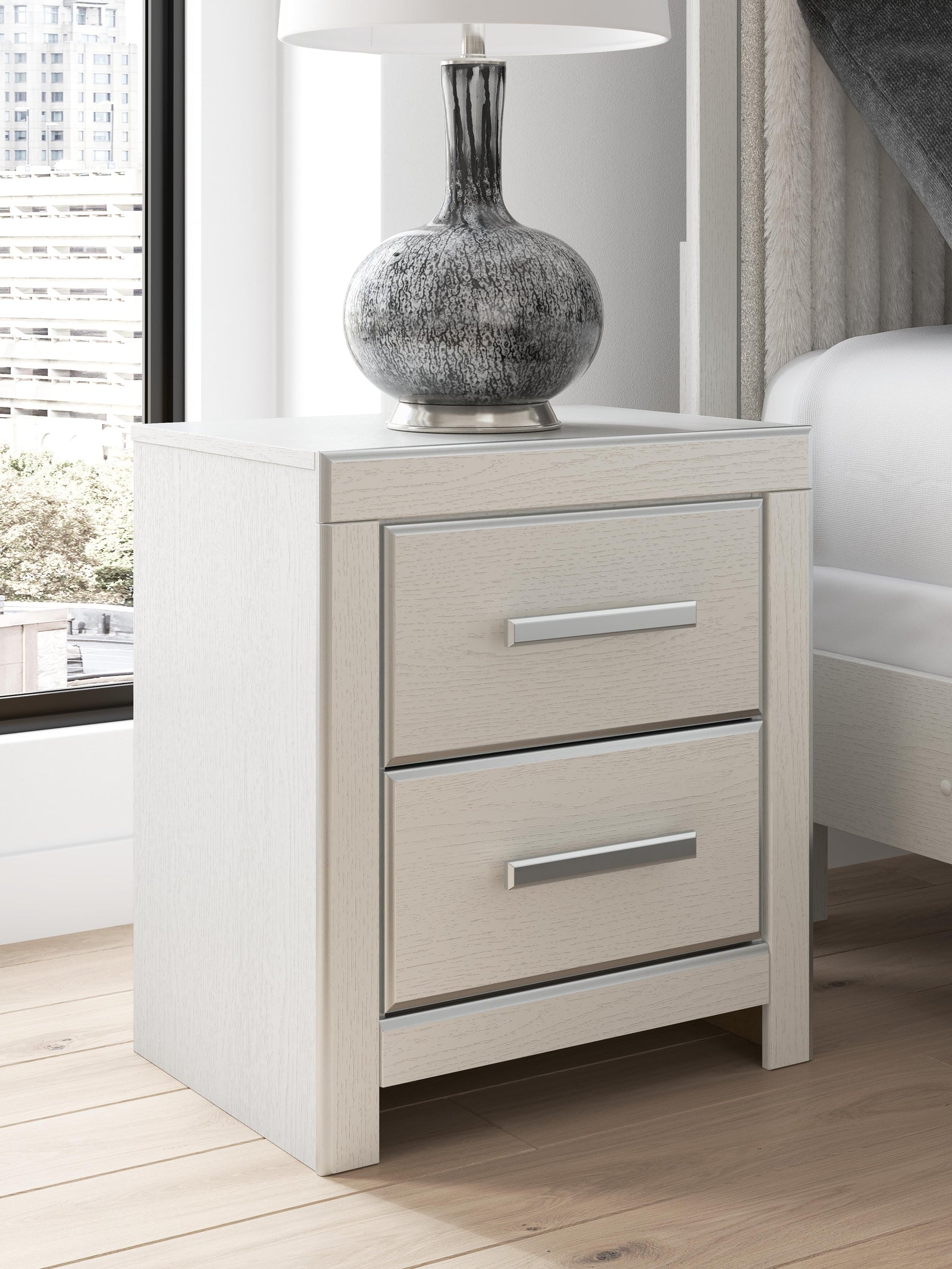 Zuraleus Nightstand - White (2)