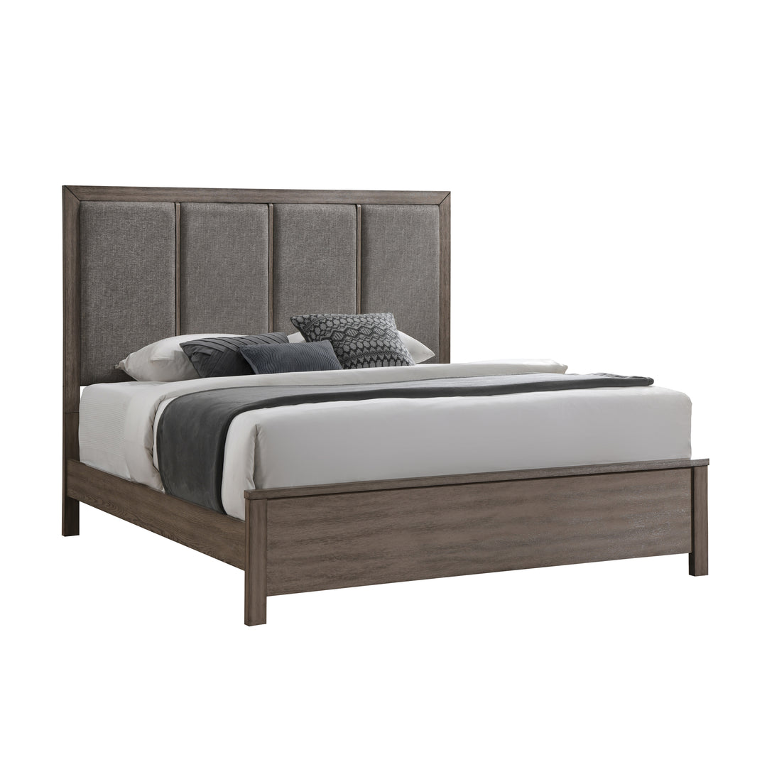 Harrisburg 6/6-6/0 Ek/wk Headboard, Footboard & Slat Kit-Waln
