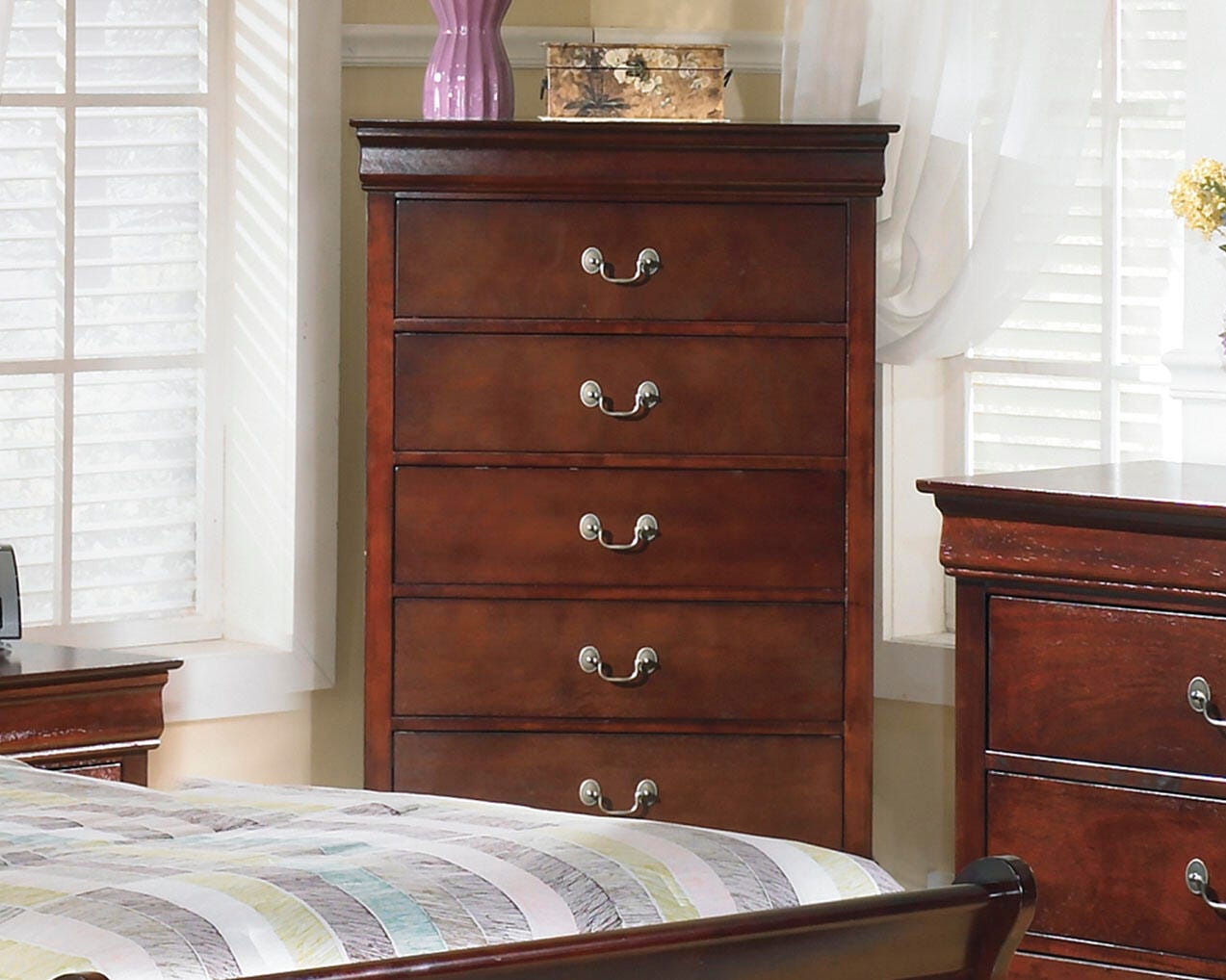 Alisdair Chest of Drawers - Dark Brown (2)