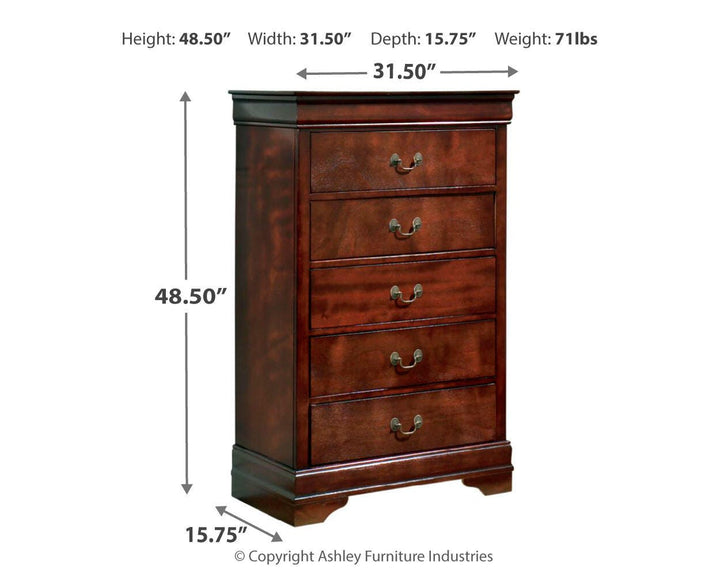 Alisdair Chest of Drawers - Dark Brown (4)