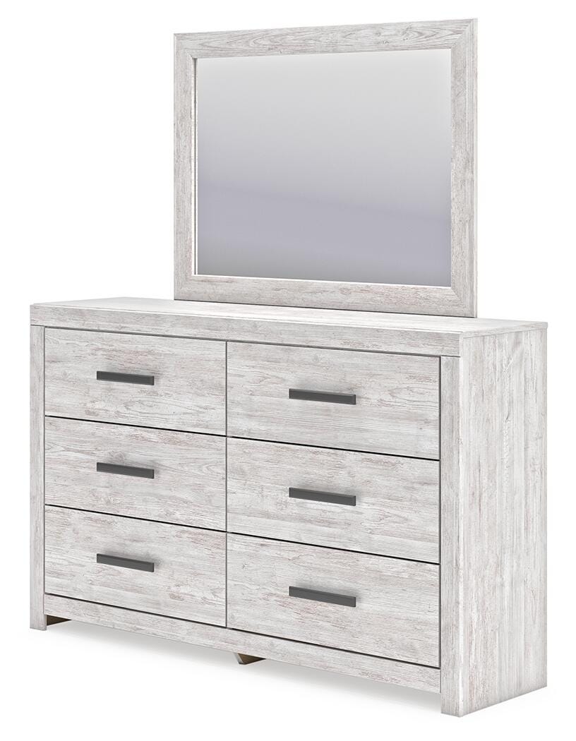 Cayboni Dresser and Mirror - White (3)