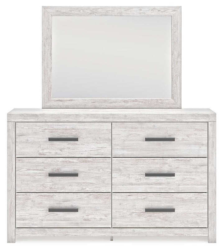 Cayboni Dresser and Mirror - White (5)