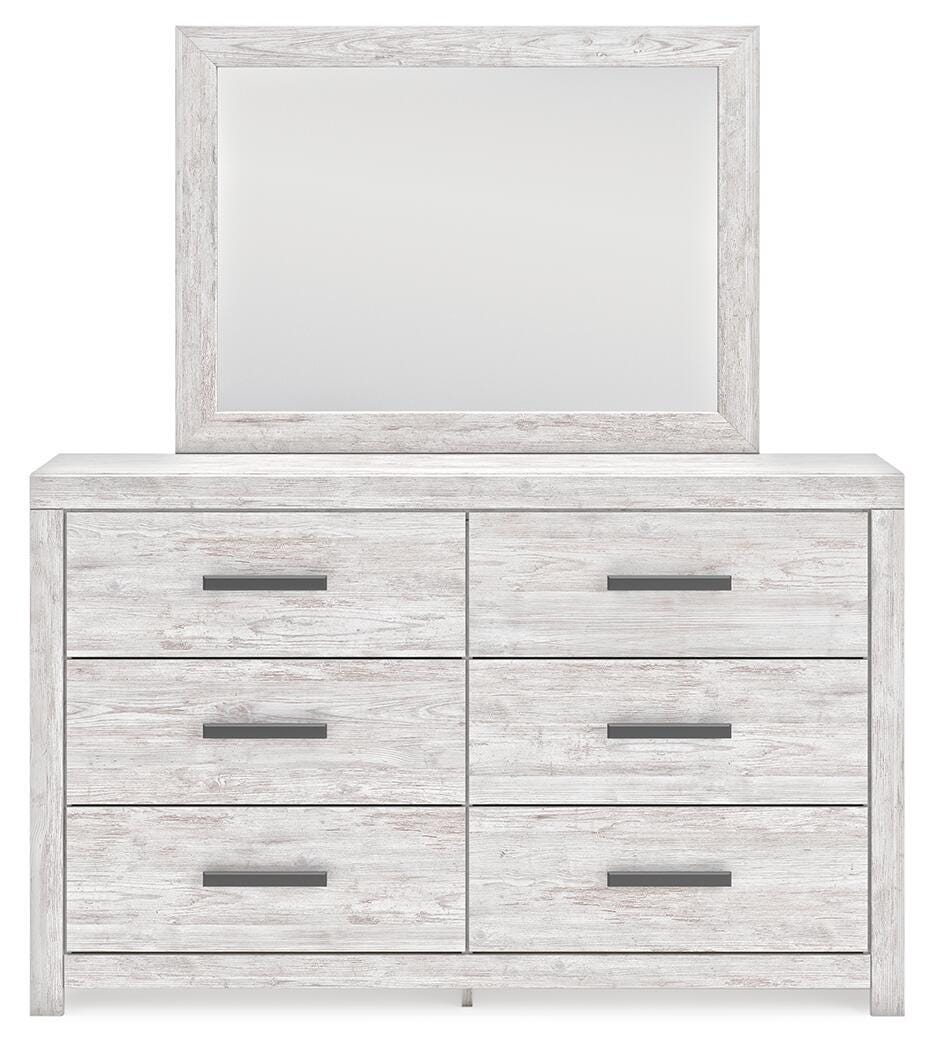 Cayboni Dresser and Mirror - White (5)