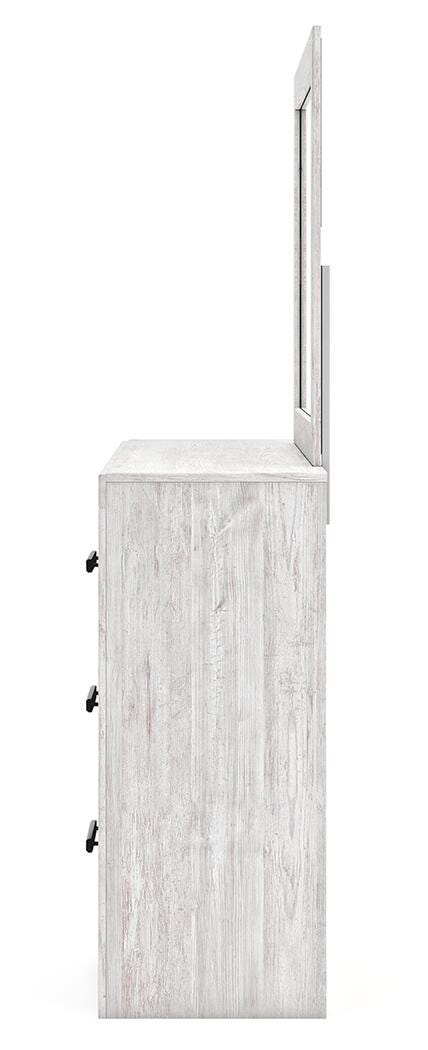 Cayboni Dresser and Mirror - White (7)