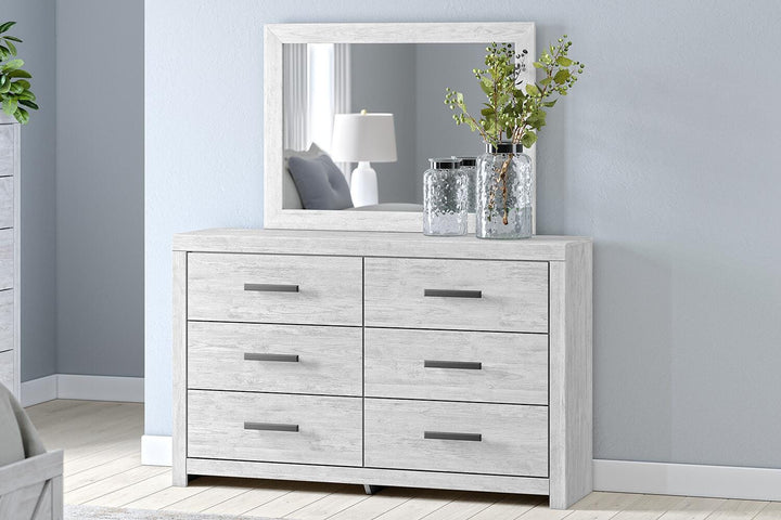 Cayboni Dresser and Mirror - White (2)