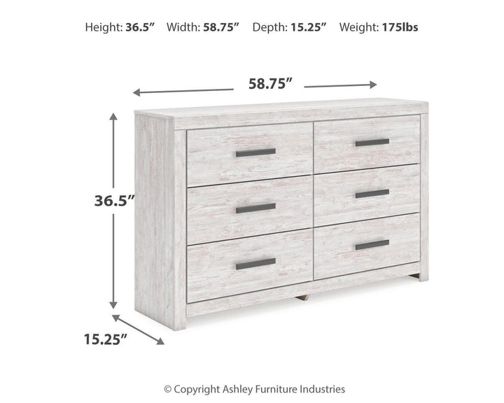 Cayboni Full Panel Bed, Dresser and Nightstand (10)
