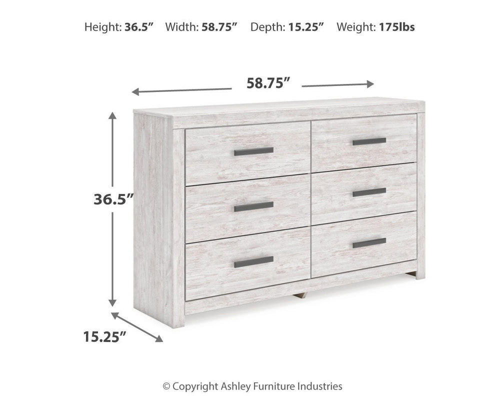 Cayboni Full Panel Bed, Dresser and Nightstand (10)