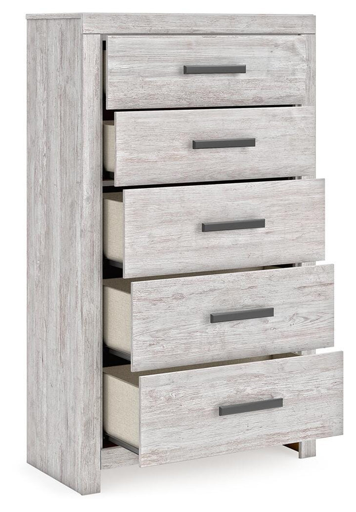 Cayboni Chest of Drawers - White (4)