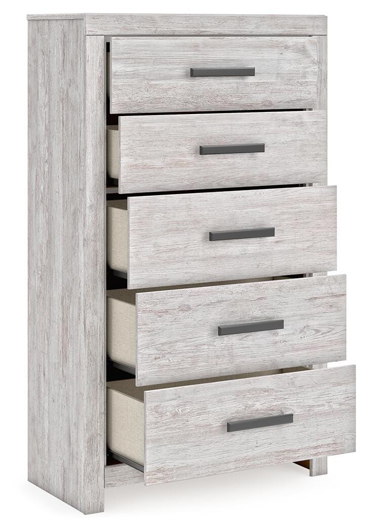 Cayboni Chest of Drawers - White (4)