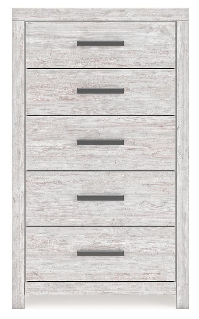 Cayboni Chest of Drawers - White (5)