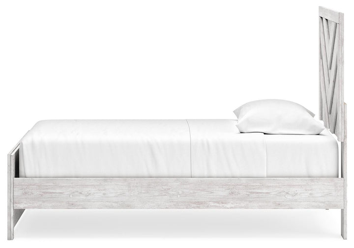 Cayboni Twin Panel Bed - White (7)