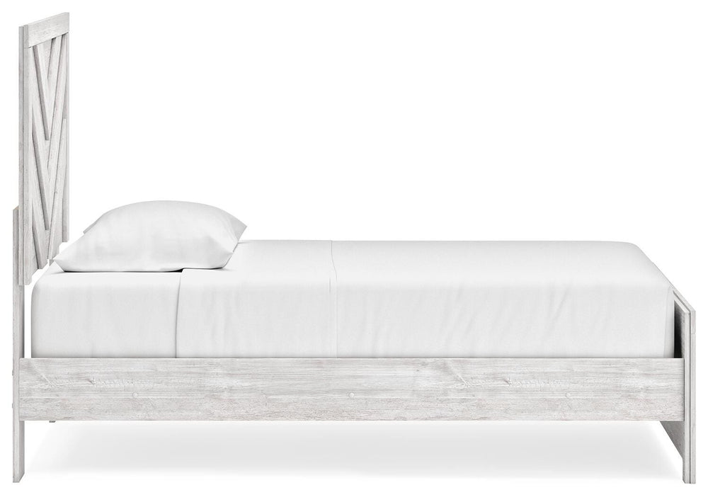 Cayboni Twin Panel Bed - White (8)