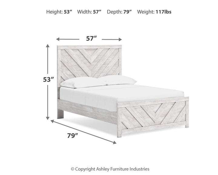 Cayboni Full Panel Bed, Dresser and Nightstand (17)