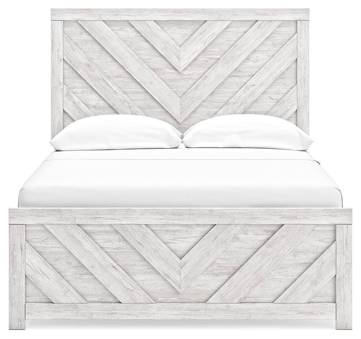 Cayboni Full Panel Bed - White (5)