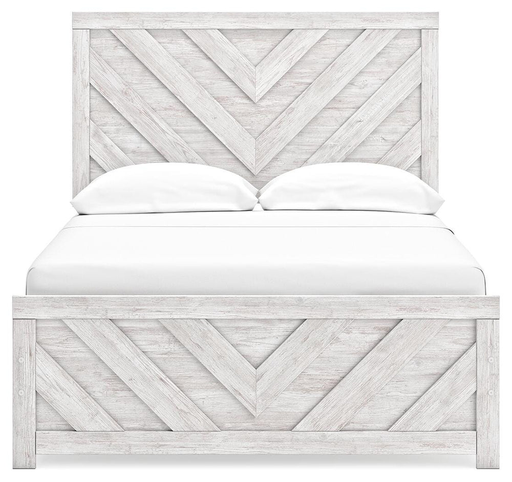 Cayboni Full Panel Bed - White (5)