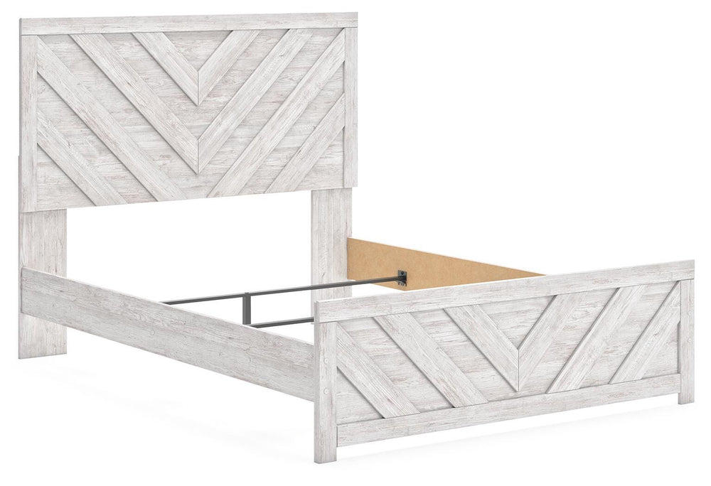 Cayboni Queen Panel Bed - White (3)