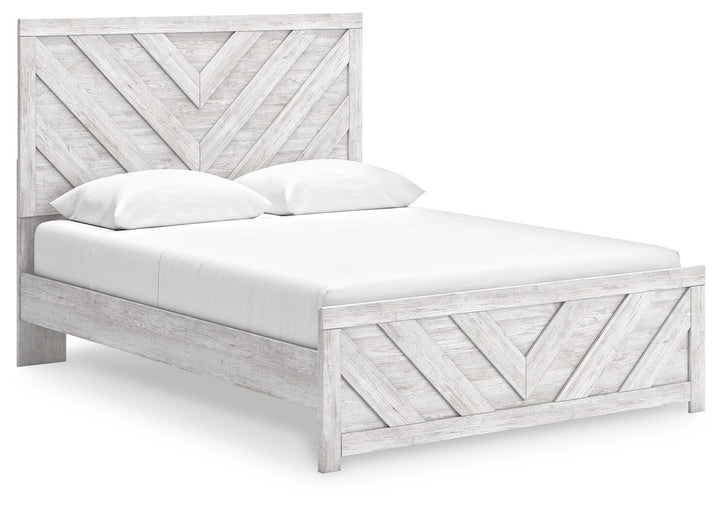 Cayboni Queen Panel Bed - White (1)