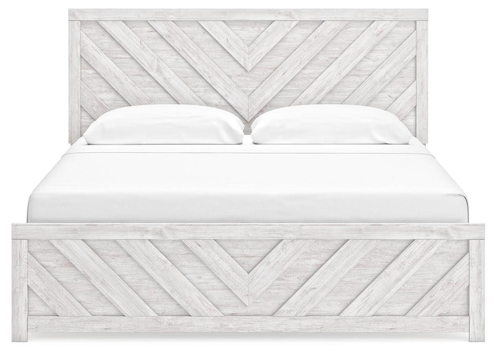 Cayboni King Panel Bed - White (5)