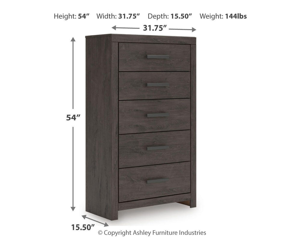 Prendonea Full Panel Bed, Dresser, Mirror, Chest and Nightstand (17)