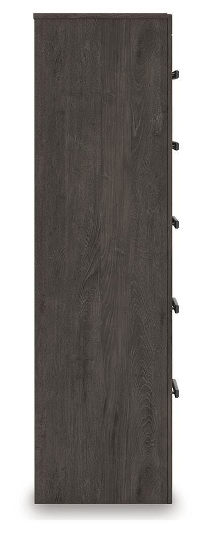 Prendonea Chest of Drawers - Dark Gray (8)