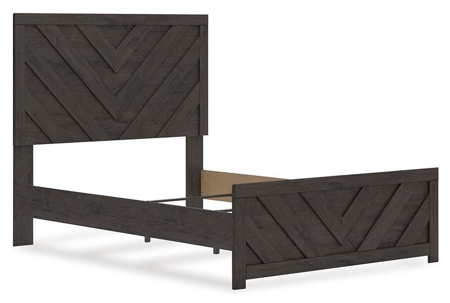 Prendonea Full Panel Bed - Dark Gray (4)