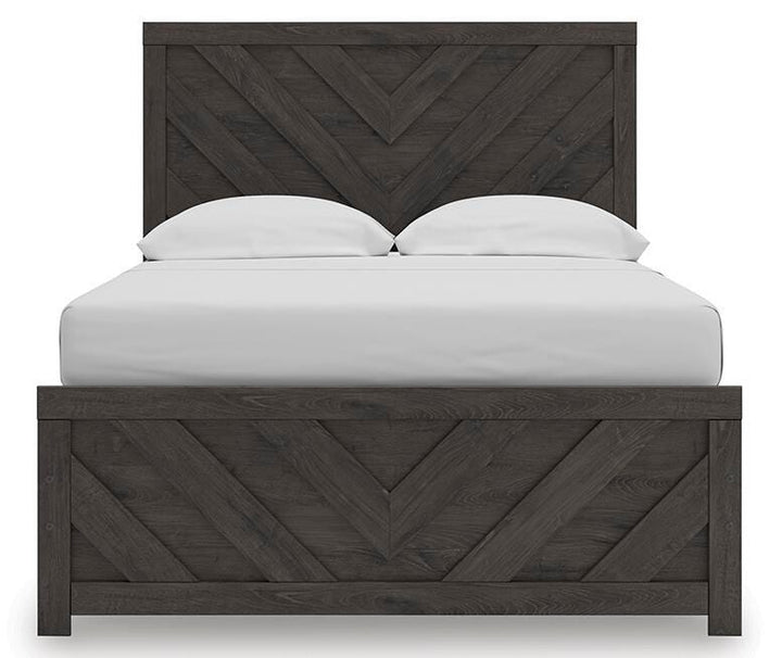 Prendonea Full Panel Bed - Dark Gray (5)
