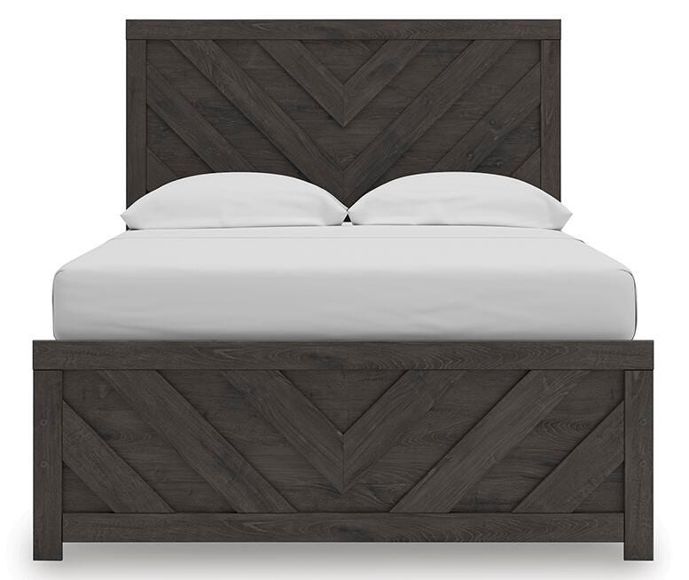 Prendonea Full Panel Bed - Dark Gray (5)