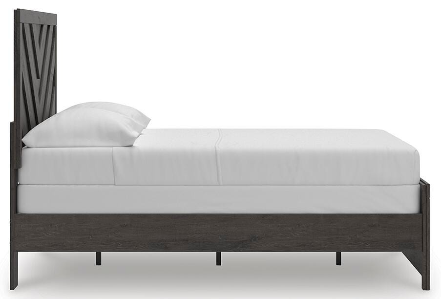 Prendonea Full Panel Bed - Dark Gray (8)