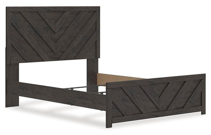 Prendonea Queen Panel Bed - Dark Gray (4)