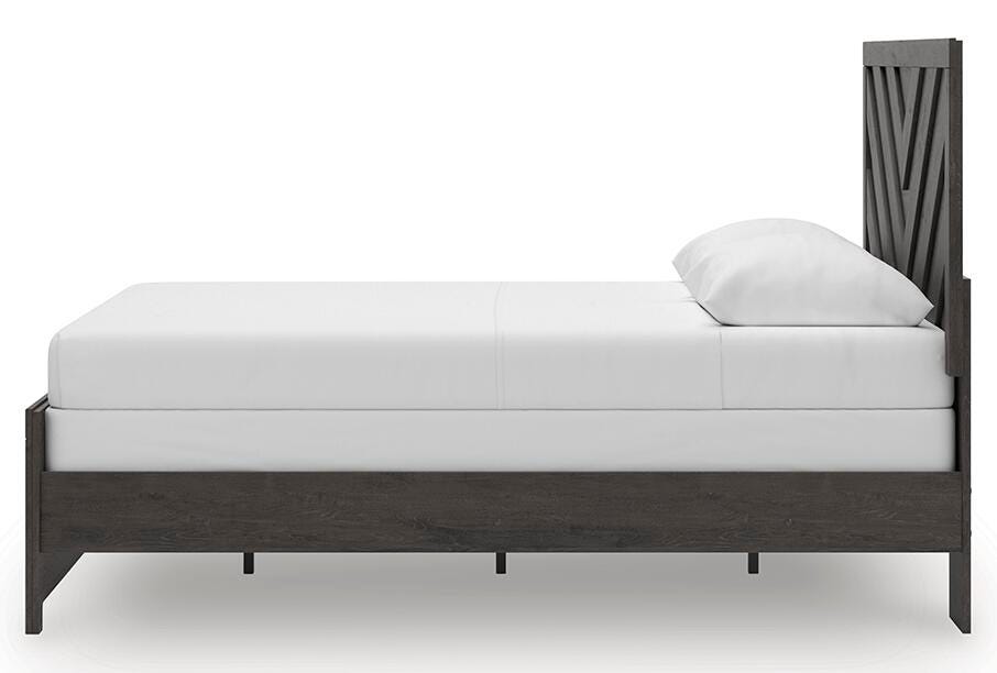 Prendonea Queen Panel Bed - Dark Gray (7)