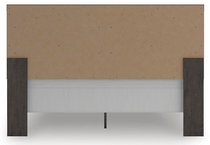 Prendonea King Panel Bed - Dark Gray (6)