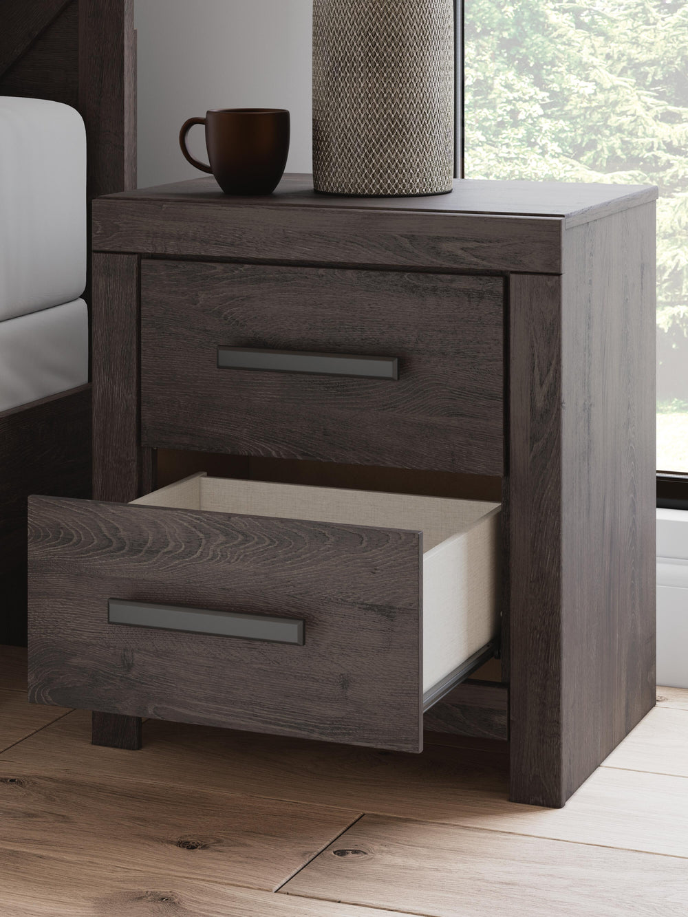 Prendonea Nightstand - Dark Gray (7)