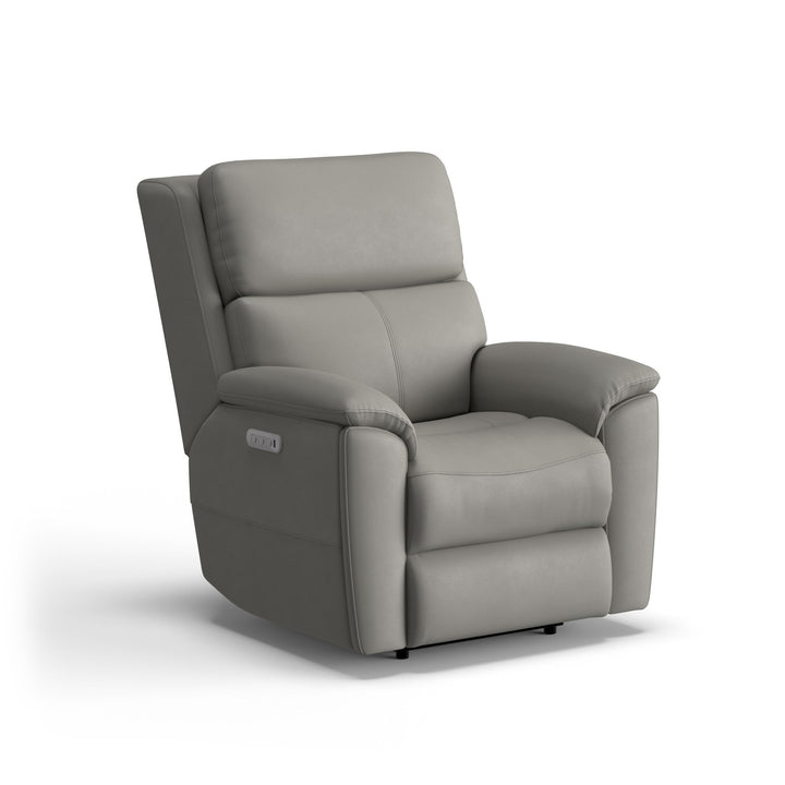 Porter Leather Power Recliner with Power Headrest &amp; Lumbar