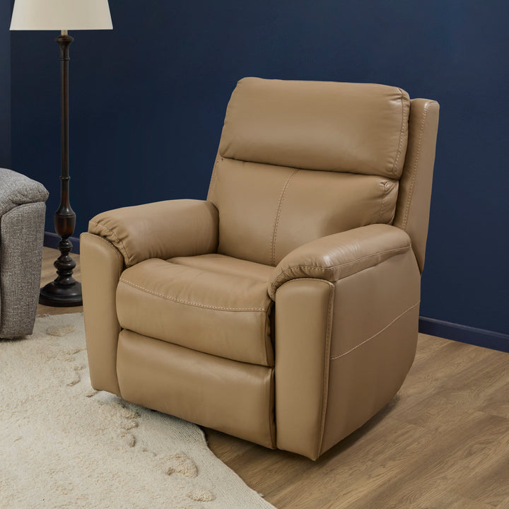Porter Leather Power Recliner with Power Headrest &amp; Lumbar