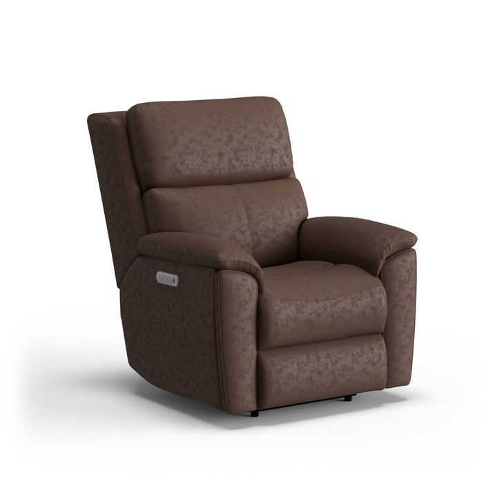 Porter Leather Power Recliner with Power Headrest &amp; Lumbar