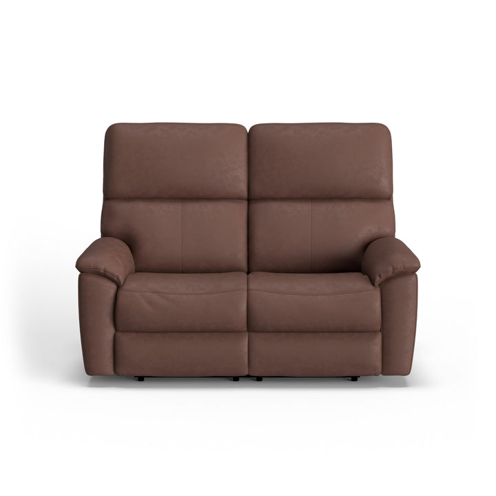 Porter Leather Power Reclining Loveseat with Power Headrest &amp; Lumbar